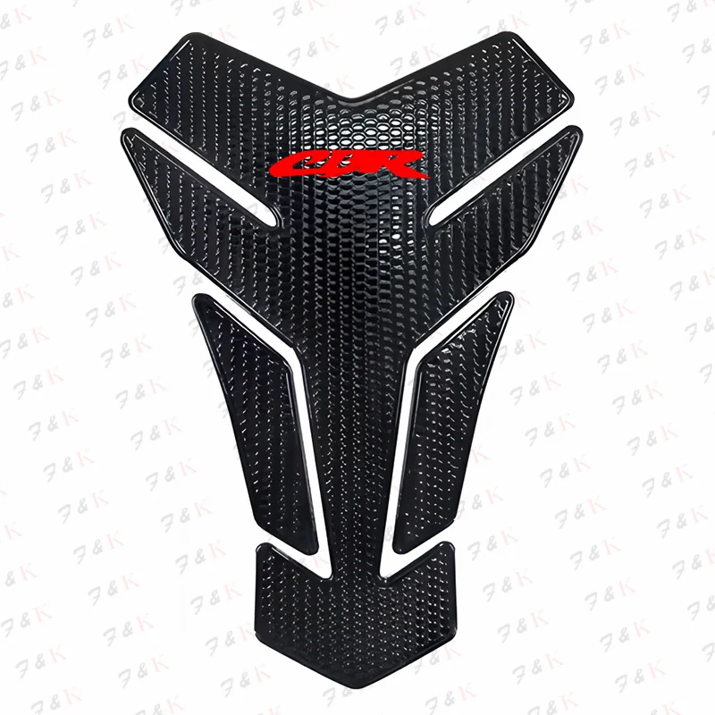 دراجة نارية ألياف الكربون خزان الوقود وسادة ملصقات ثلاثية الأبعاد لهوندا CBR CBR650R CBR500R CBR400R CBR250R CBR1000RR CBR300R CBR600R CB400