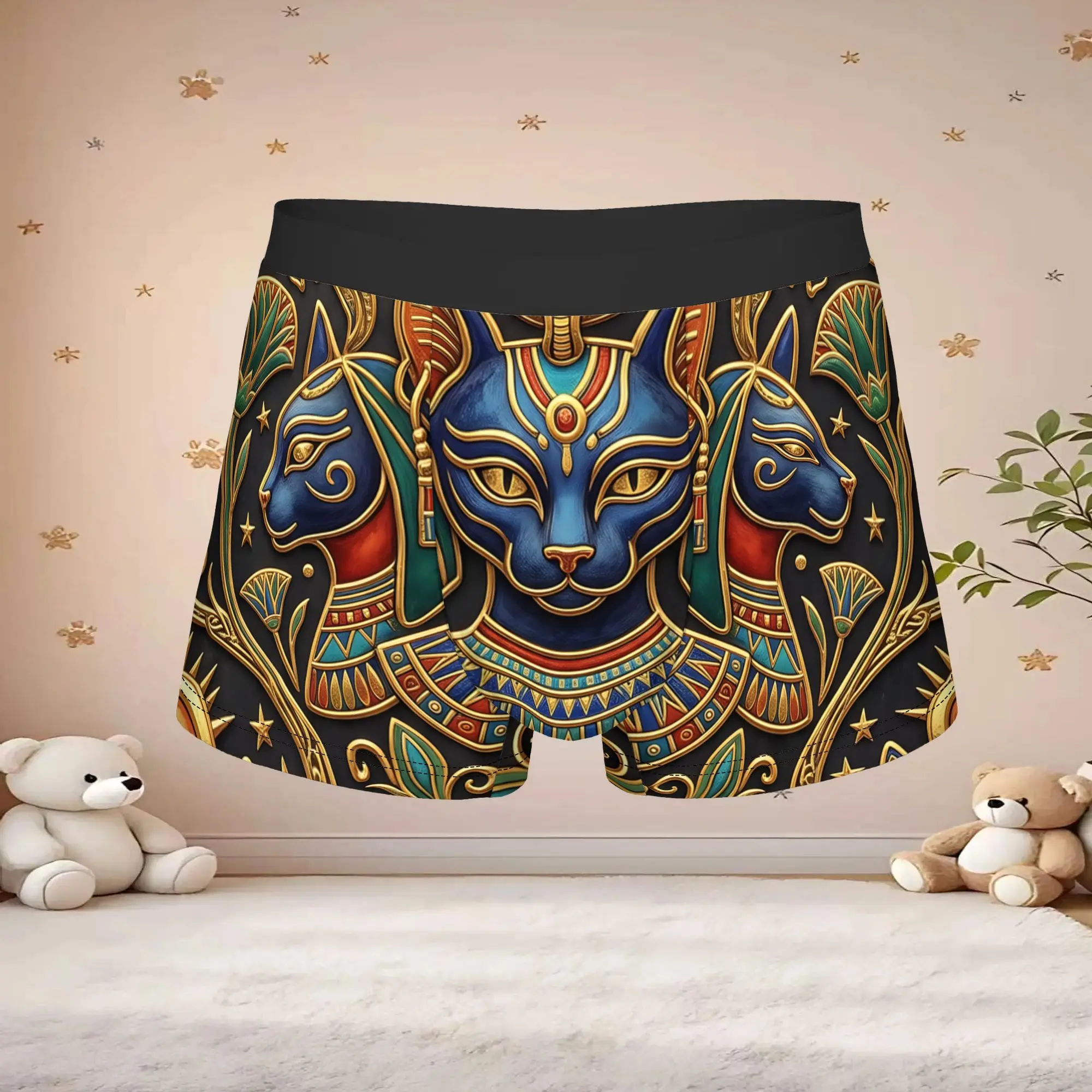 1pc Popular Ancient Mystic Totem Graphic boxers  adults  Homme Panties Men's Underwear Comfortable Shorts Boxer Briefs
