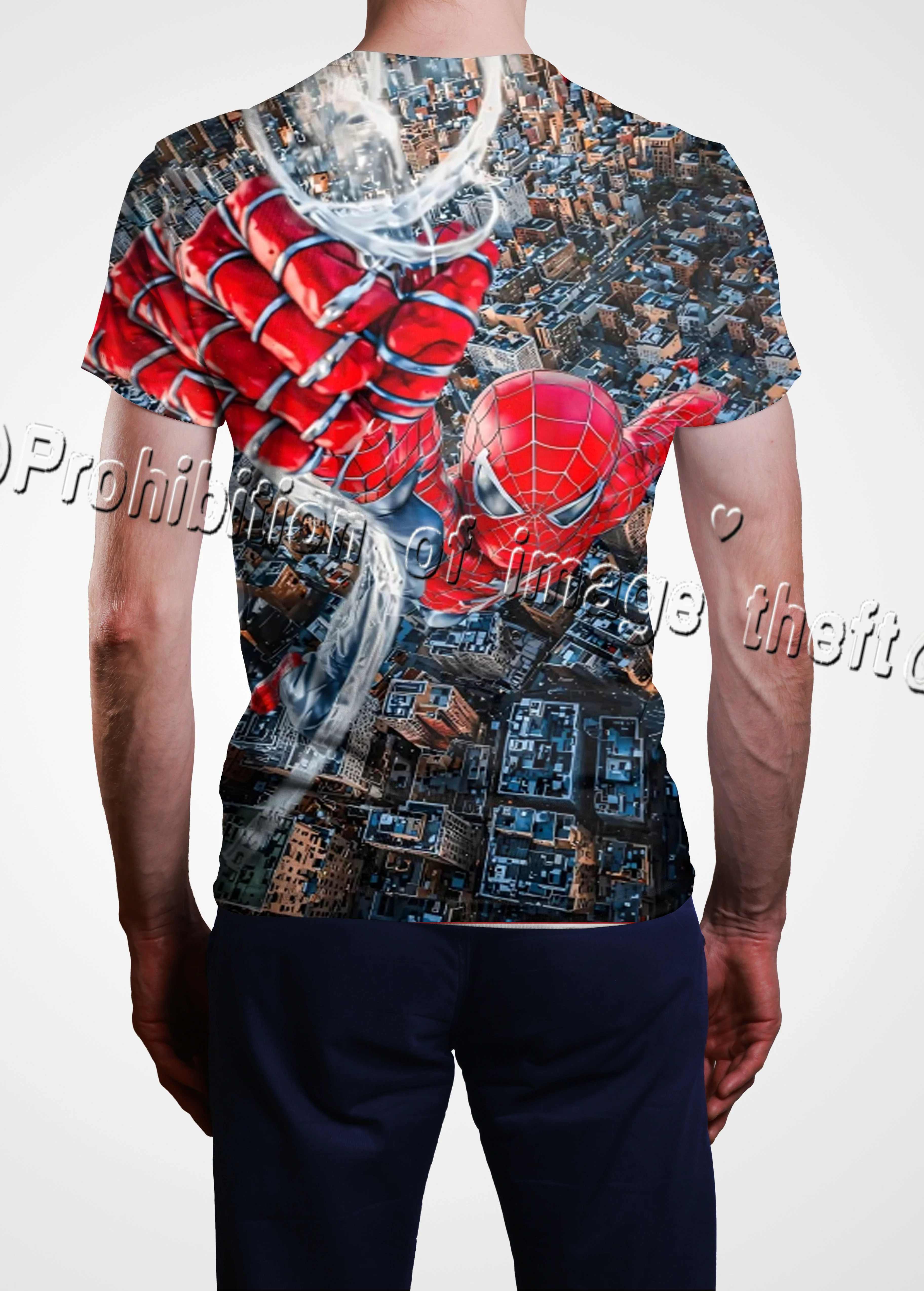 Top sportivo da uomo Spider Man con stampa completa, asciugatura rapida, traspirante, corsa estiva, palla da gioco, maglietta fitness stampata in 3D