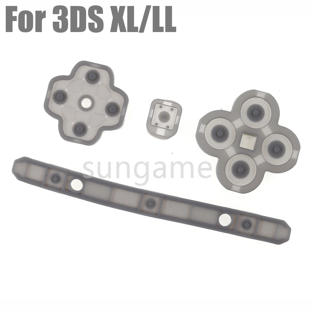 1set For 3DSXL LL Conductive Rubber Button Pad Set Replacement Part