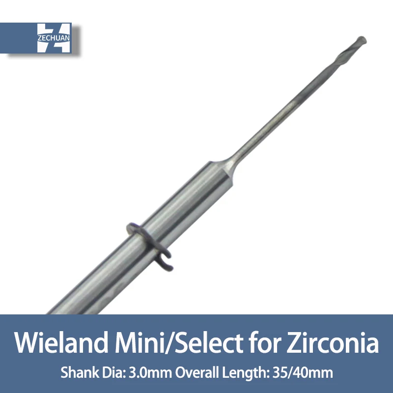 CAD/CAM Milling Burs for Zirconia Cutters Lab Materials DC Diamond Coating for Wieland Mini Select