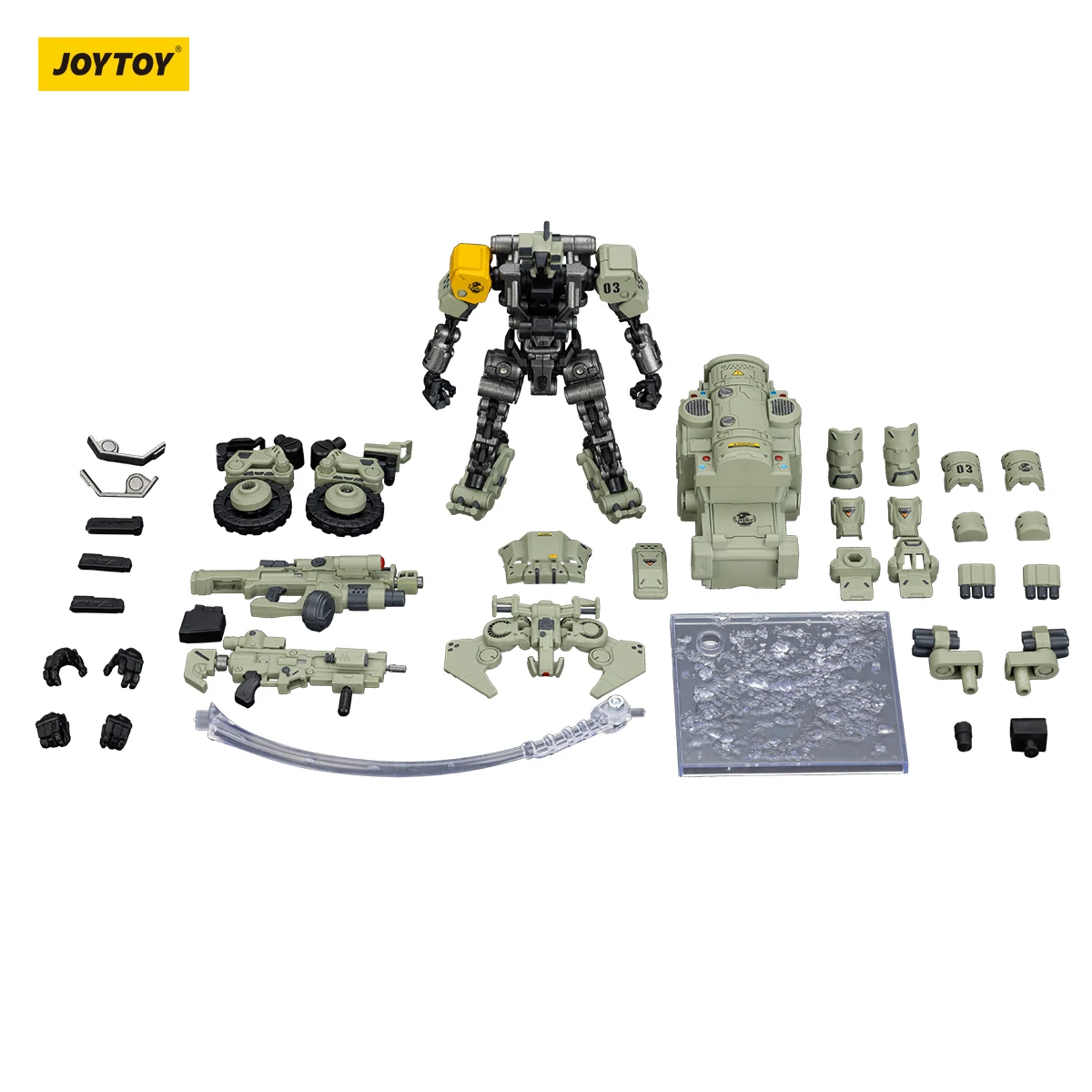 JOYTOY 1/25 ตัวเลขการกระทํา Mech กลัว XS-01 Night Raid ประเภท XS-02 Assault ประเภท XS-03 ยุทธวิธีประเภท
