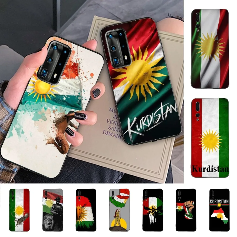 

K-Kurdistan Flag Phone Case For Huawei P 8 9 10 20 30 40 50 Pro Lite Psmart Honor 10 Lite 70 Mate 20lite