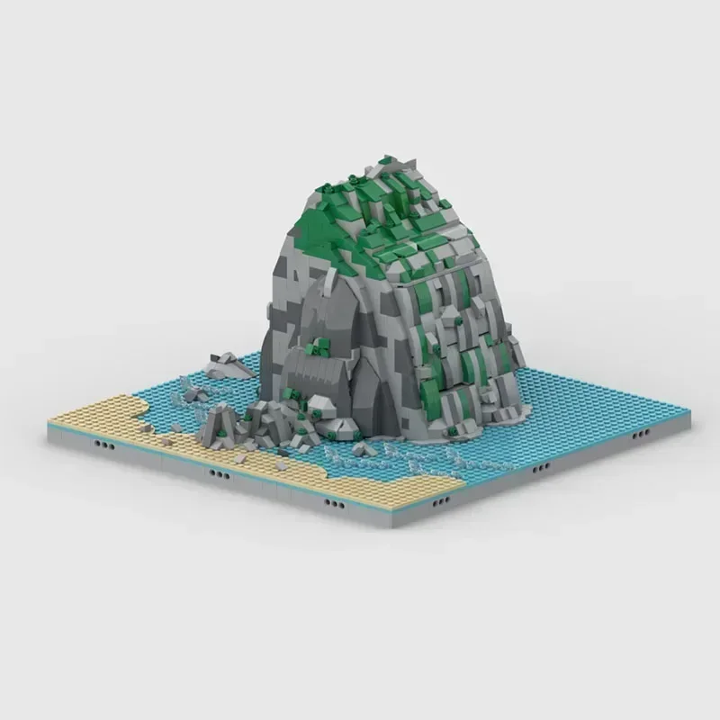 Popular Street View Model MOC Building Bricks Shallow Sea Giant Reef Modular Technology Gifts Holiday Assemble Children Toy Suit