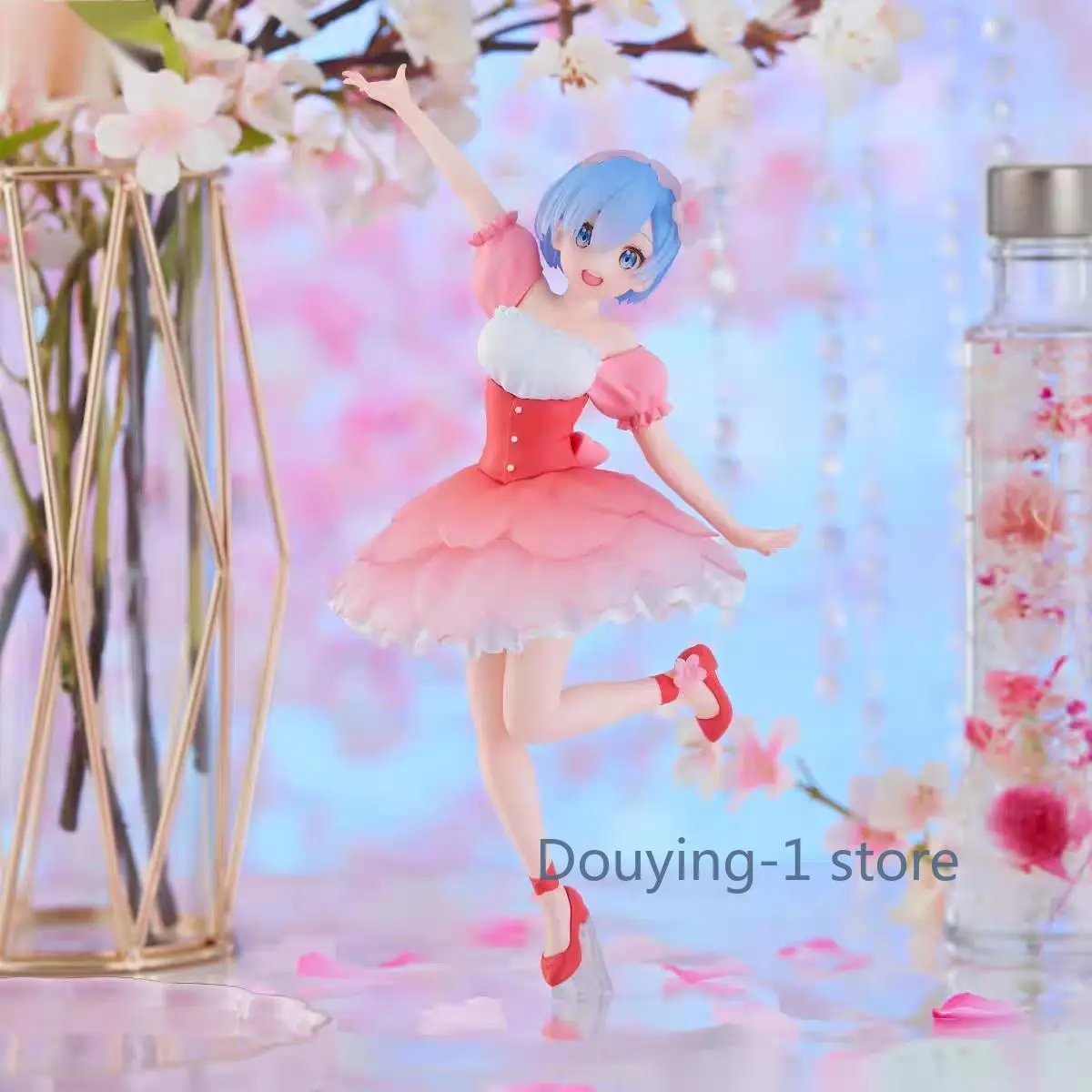 Originale Originale Trrio-Try-iT Figura REM Cherry Blossom Action Figure Modello Animale Orecchio Costume Premio Figura