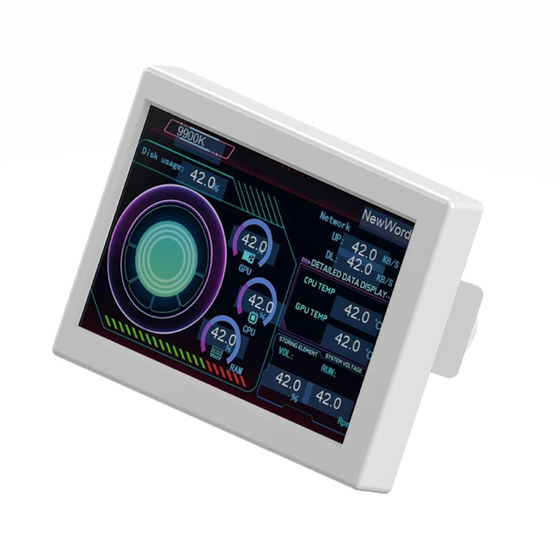 

Dual-Use Computer Sub-Screen Portable 3.5 Inch LCD Computer Monitoring USB Sub-Screen Desktop Computer Screen