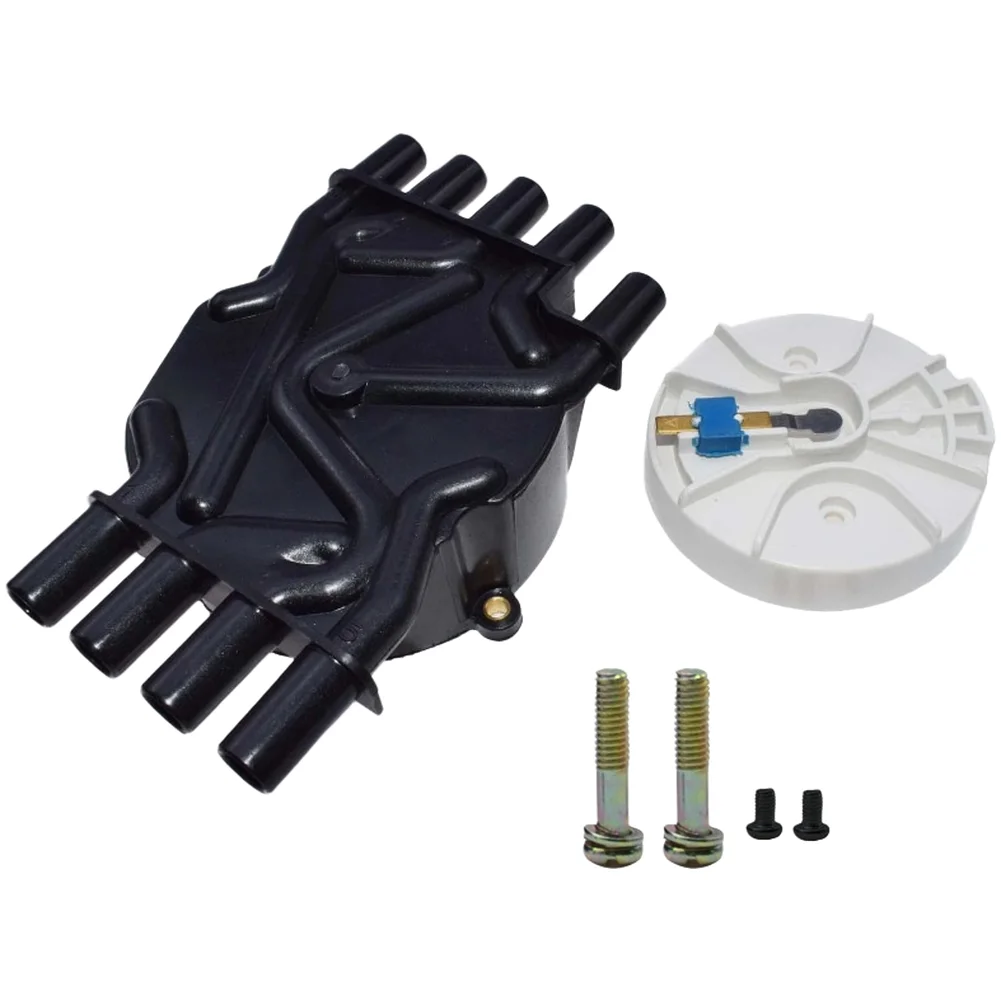 Black Distributor Cap Kit 10452459 for 19For 96 to 2001 For chevrolet and For gmc Full Size Trucks SUVs with V8 5.0L 5.7L