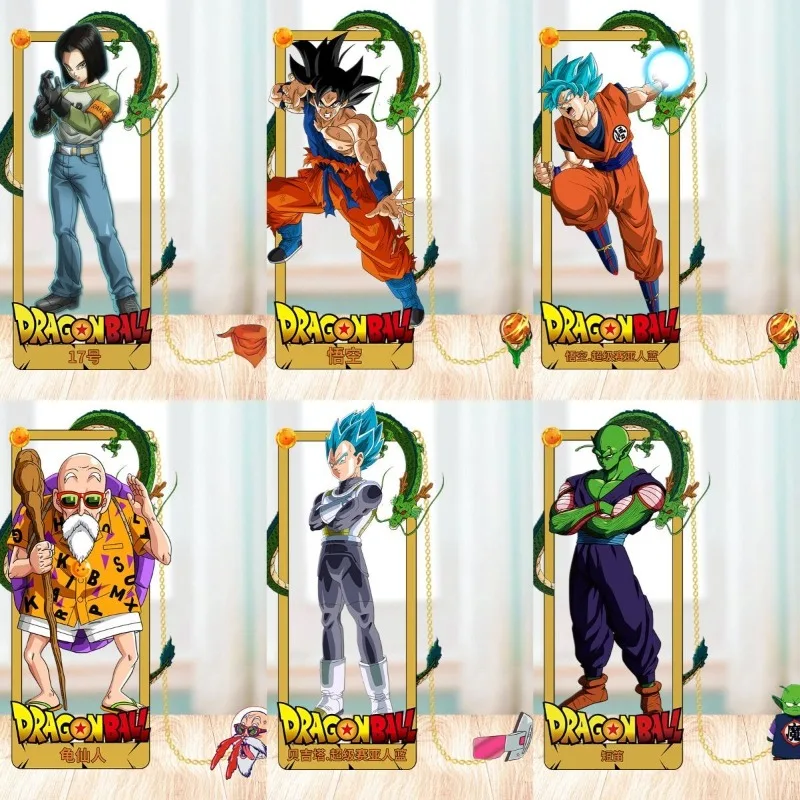 Dragon Ball Son Goku Kakarotte creative simple anime peripheral metal bookmark trendy personalized cartoon book clip stationery