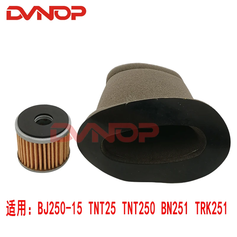 Motorcycle Oil Air Filter For Benelli BJ250 TNT25 TNT250 BN251 TRK251 LEONCINO 250 ElementIntake Systems Cleaner