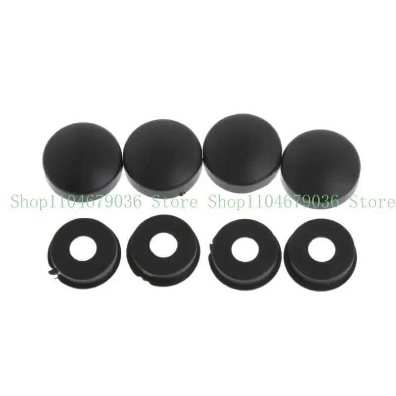 652F 8pcs Número camión automóvil Tornillos montaje placa placa matrícula Tapa plástico