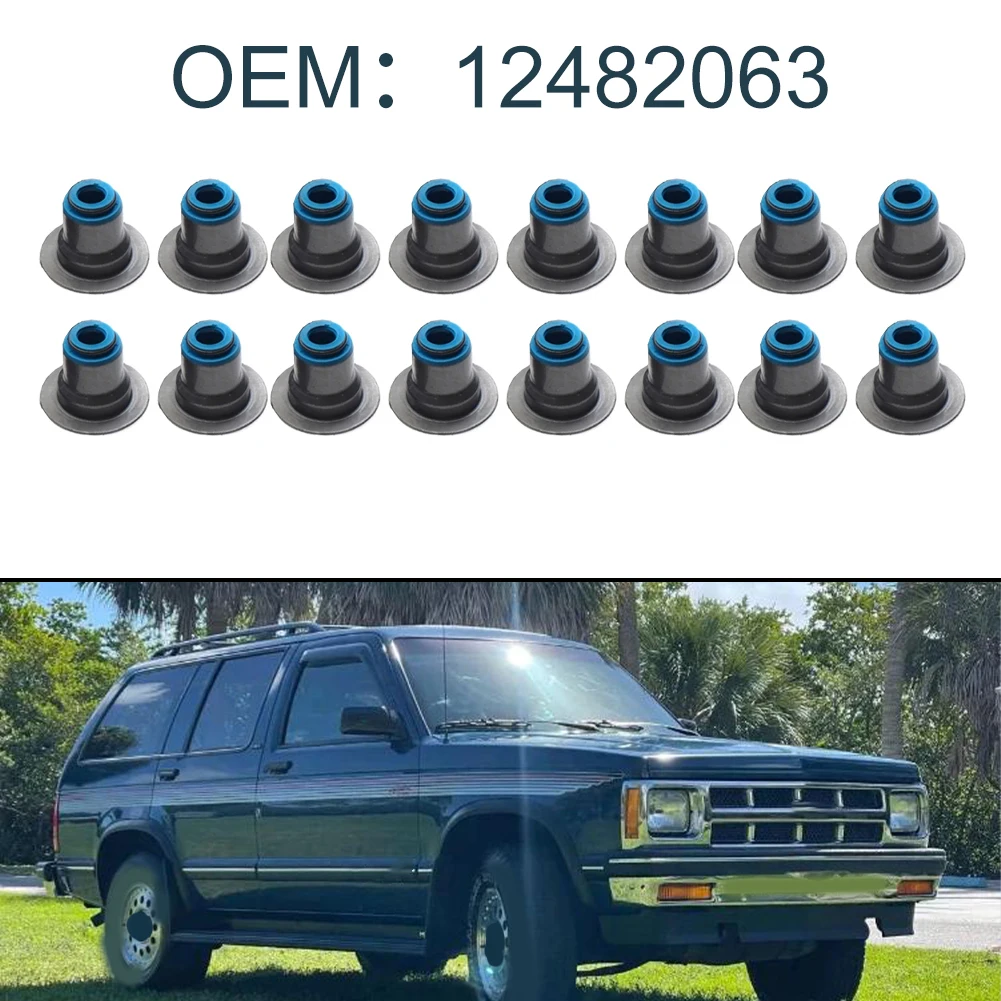 

Valve Stem Seal Spring Seal Cap Replacement Installation Non-deformation Replacement Spring Seal Cap Oil Seal Black Bule