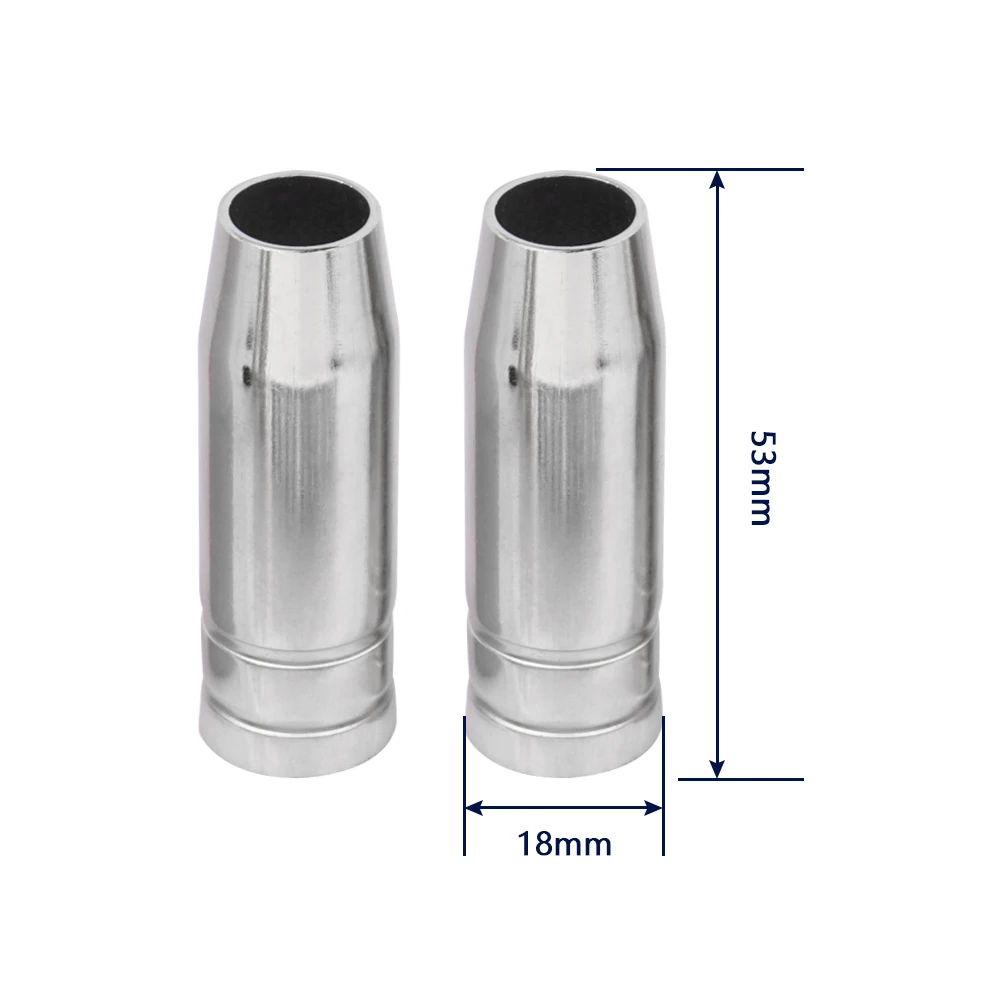 Imagem -03 - Tocha de Solda a Arco de Argônio Bico de Cerâmica Contato 0.6 mm 0.8 mm 0.9 mm 1.0 mm 1.2 mm Dica para Mig Mag Soldador Acessórios 15ak