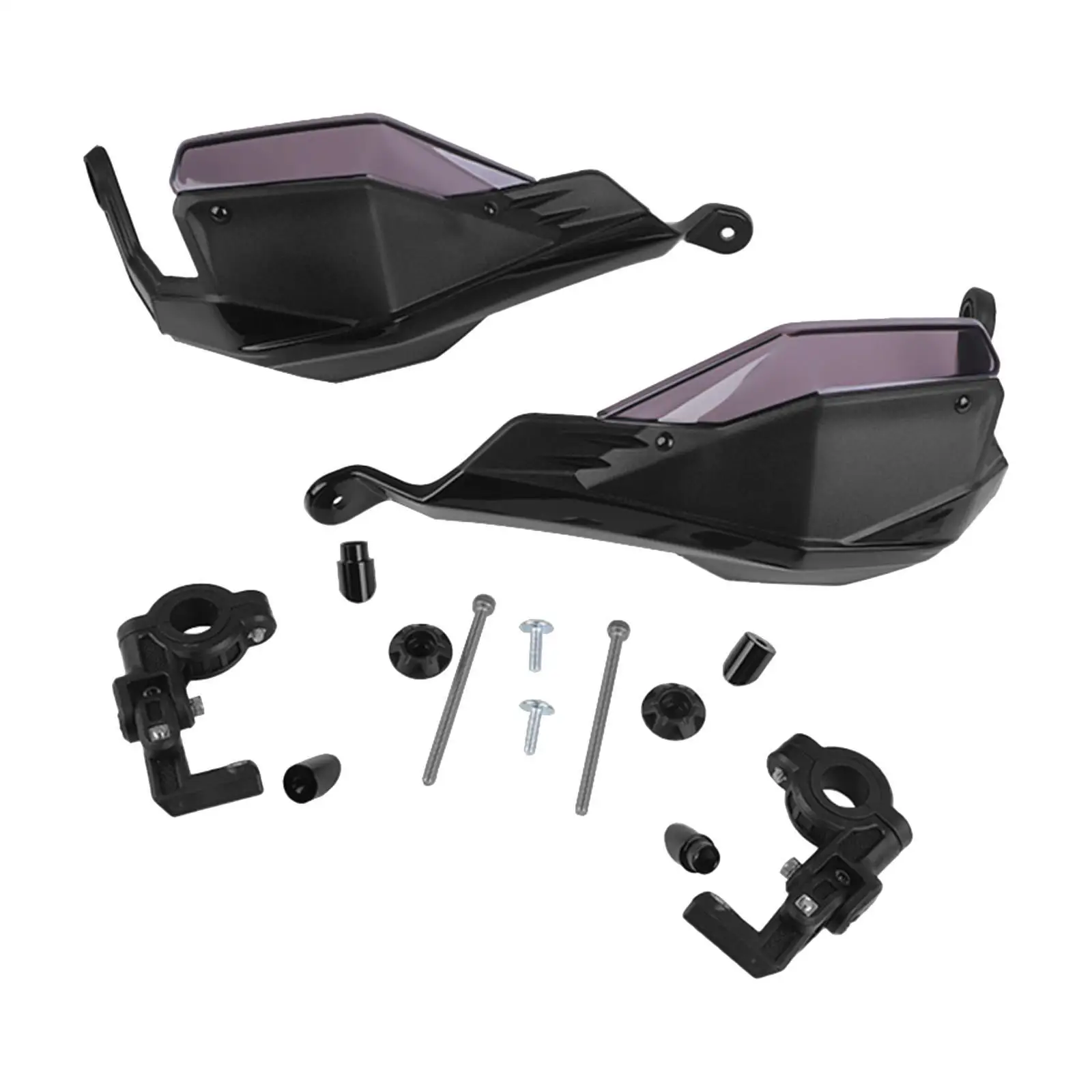 

2 Pieces Handlebars Guards Easy to Install Motorcycle Handlebar Windshield