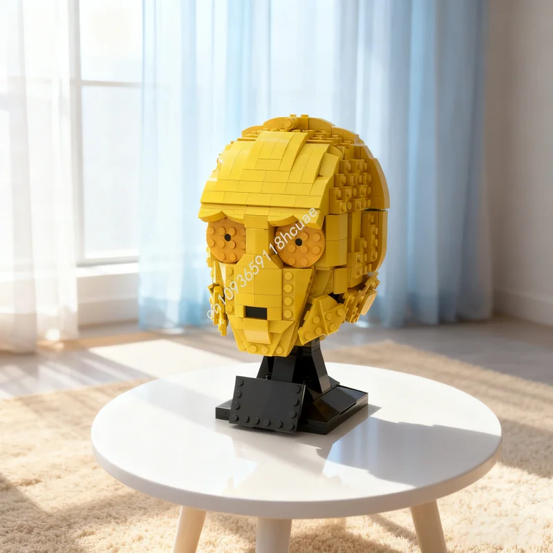 603 قطعة MOC C خوذة جمع ستار معركة نموذج اللبنات العمارة هدايا عيد الميلاد تجميع DIY بها بنفسك فكرة اللعب الإبداعية