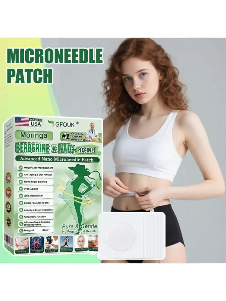 Nano Microneedle Verstevigende Sticker Milde Formule Verfrissend Ademend Langdurig Hydraterende Huidverzorging Lichaamsvormende Patches - afbeelding 2