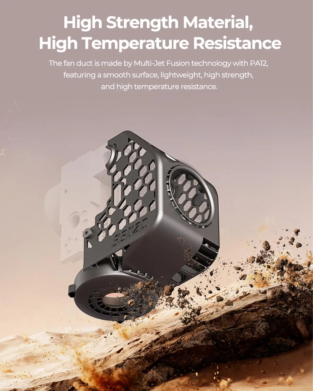 

Creality X BEN2C NAUTILUS FAN DUCT 360° Circular Cooling Flow Rapid Cooling for K1 Max or K1C/K1 SE Original 3d Printer Parts