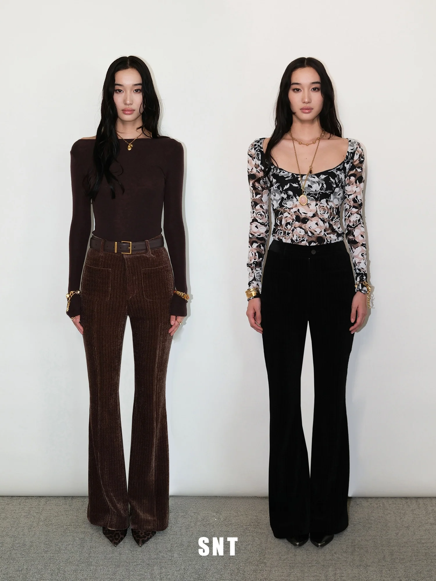 

Ультрамягкие новые брюки God Pants с высокой талией, расклешенные, повседневные, из двустороннего шенилла, женские брюки с высокой талией