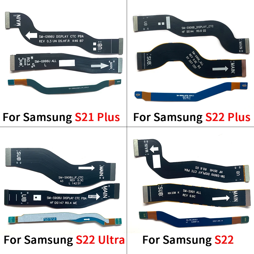 NEW Main Connect Mainboard To LCD Screen Wifi Antenna Flex Cables Ribbon For Samsung S22 5G S23 S24 S25 Plus S26 Ultra