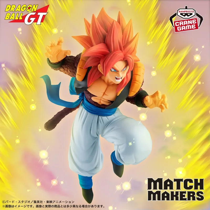In Stock Bandai Draagon Ball GT Anime Match Makers Gogeta Super One-Star Dragon Action Figures DBZ Figural Collection Model Toy