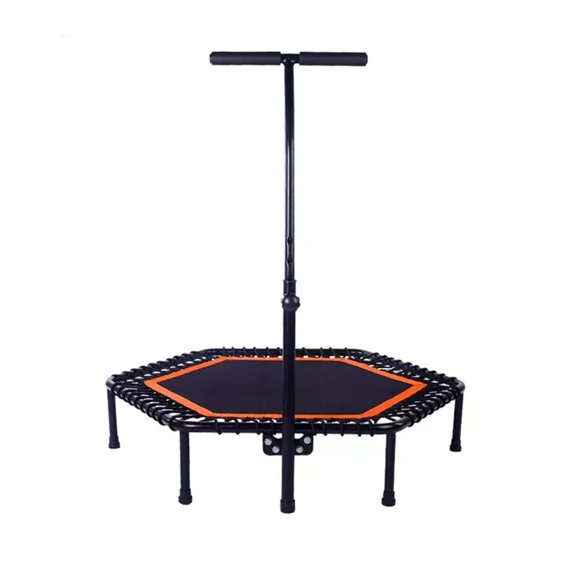 

Indoor Fitness Trampoline Safety Round Jumping Bed Trampoline Portable Fitness Jumping Bungee Trampoline for Adult and Kids