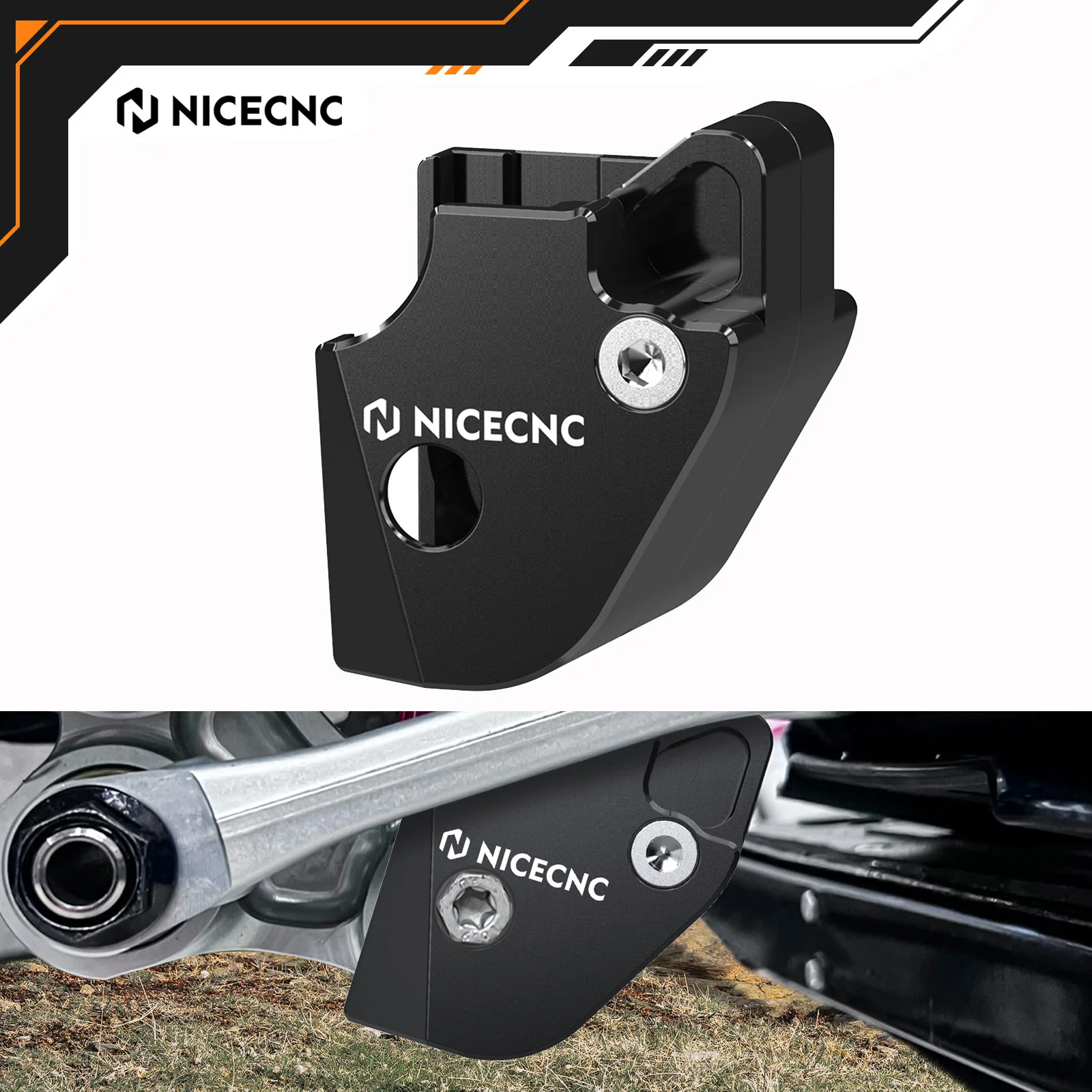 NICECNC 2024-2025 For KTM SX 125 SXF 450 XC 300 XCF 350 For Husqvarna TE300 TE250 FE350 FE501 GasGas EC300 Rear Linkage Guard