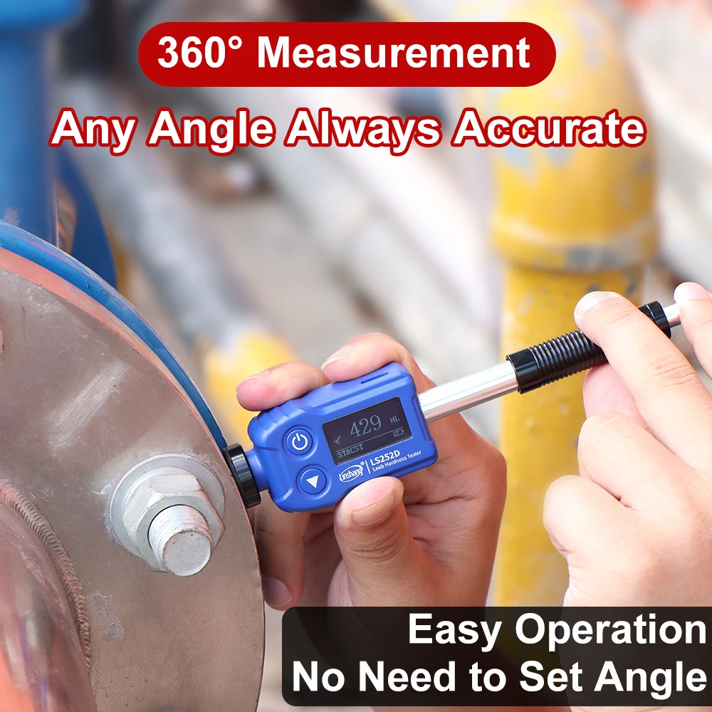 LS252D Leeb Draagbare Hardheidsmeter Machine Pen Type D Impact Apparaat Durometer Metaal Draagbare Leeb Hardheidsmeter voor Staal