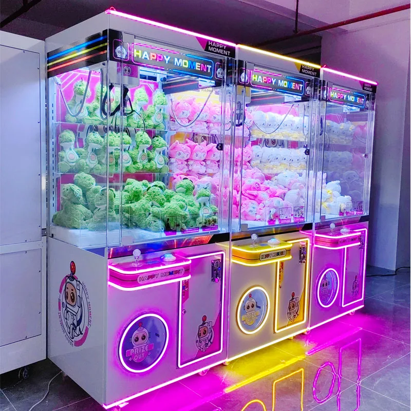 تخصيص المظهر آلة مخلب المنتقى ممر تصميم اسم متجر تصميم لعبة أطفال ألعاب من نسيج مخملي الماسك آلة المخلب