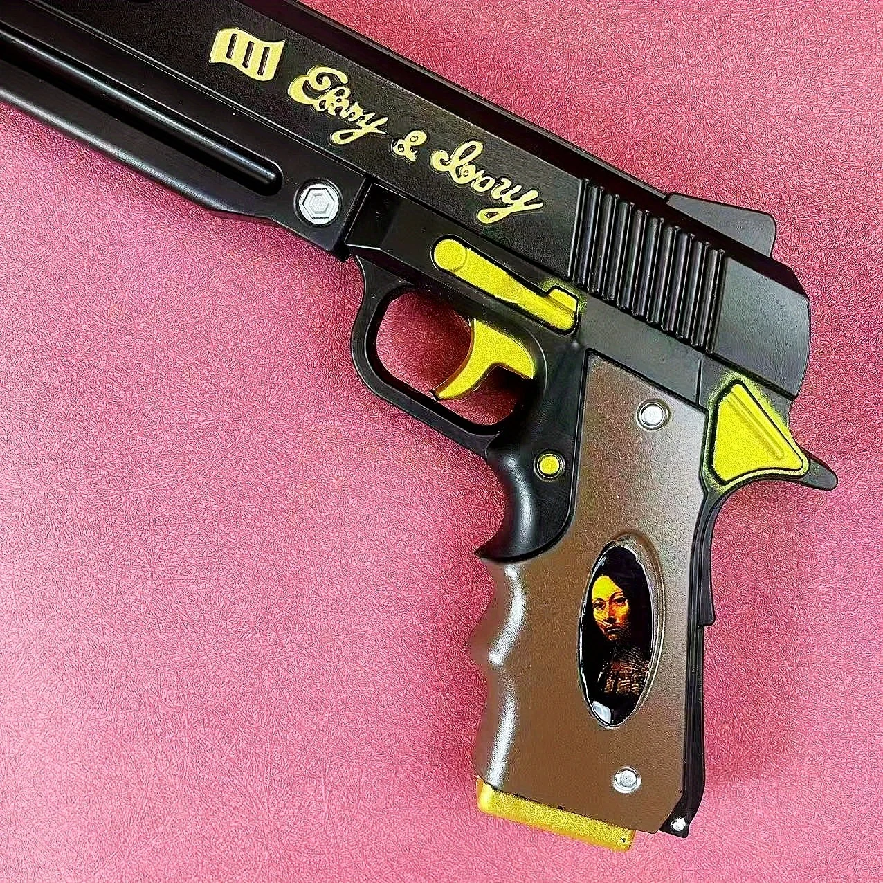 PU Dante pistolet DMC diable peut pleurer 4 Anime ébène ivoire pistolet Cosplay Costume pistolet taille réelle japonais Katana samouraï sabre jouet cadeau