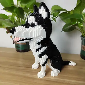 Sada 3D mikro mini stavebnic s dalmatinem a jezevčíkem - vynikající pro milovníky domácích mazlíčků, bytové dekorace a vzdělávací hračky STEM 6 nejlepší prodej hodinky z lega - №5