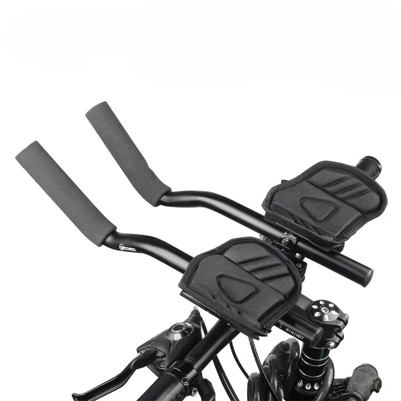 

New Style Road Mountain Bike TT Handlebar Detachable Flat Rest Integrated Or Split Cycling Handlebars Accessory