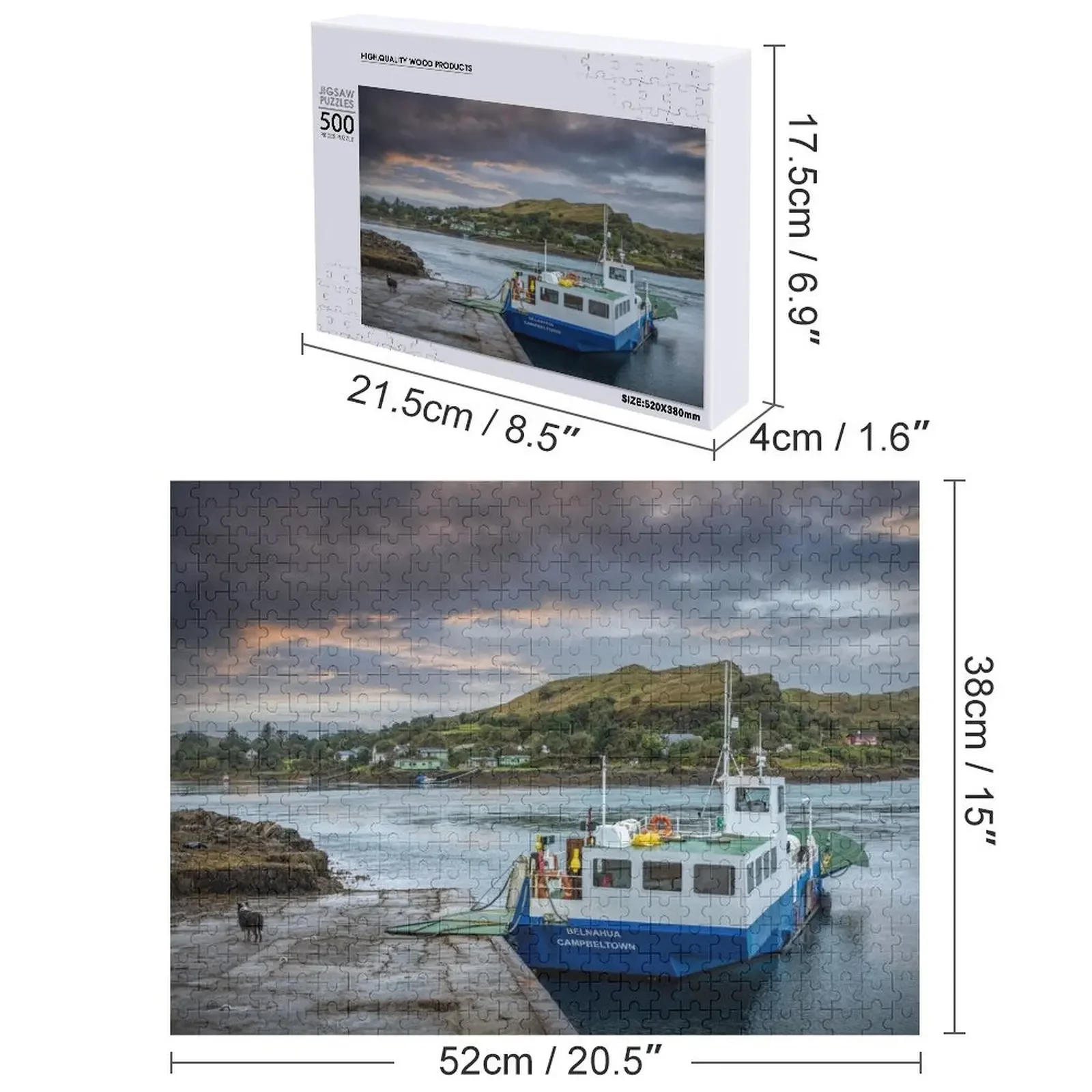 จิ๊กซอว์ควนเฟอร์รี่ จิ๊กซอว์แบบกำหนดเอง ของขวัญส่วนบุคคล เกม จิ๊กซอว์สำหรับเด็ก