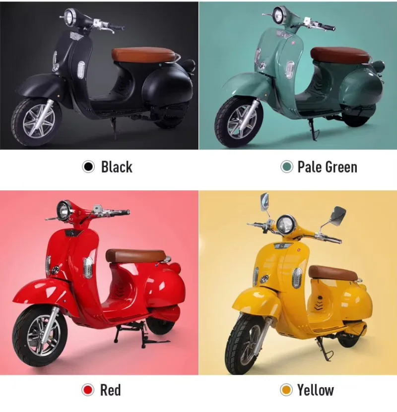 2025 New Style Latest Model Electric Scooter Motorcycle 1200w Lotkind City Motorbike With Foot Anti-skid Strip Electric Moped Mo