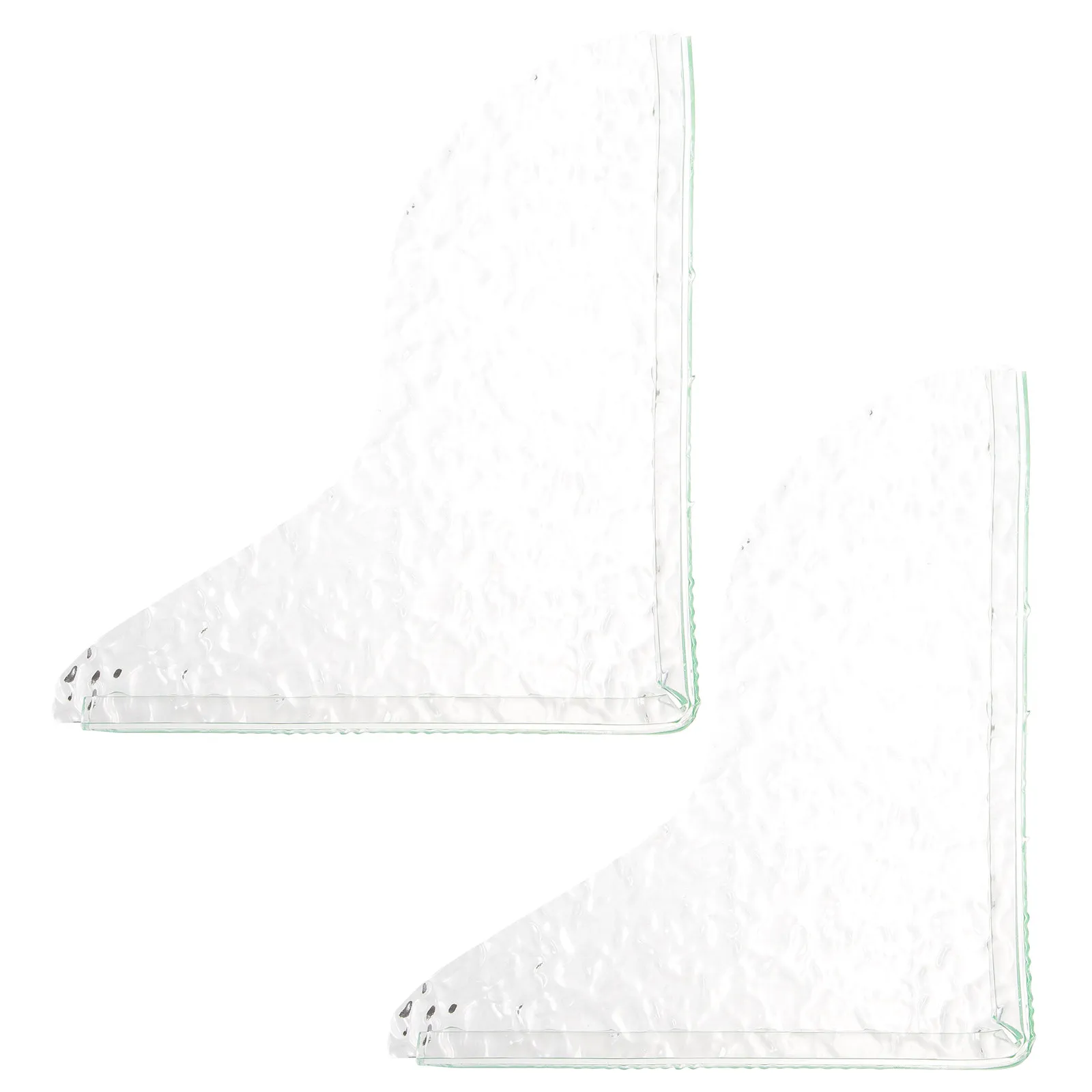 

2Pcs Shower Splash Guards Acrylic Water Barrier Bathroom Tub Splash Guards Leak Proof Water Stopper Barrier for Kitchen Floor