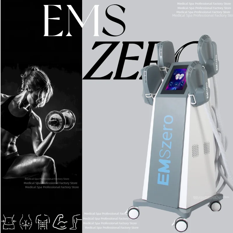 Professional emsslim NEO RF Machine EMSzero Body Sculpting Machine EMS Fat Burning EMS Slimming Muscle Stimulator 15 Tesla