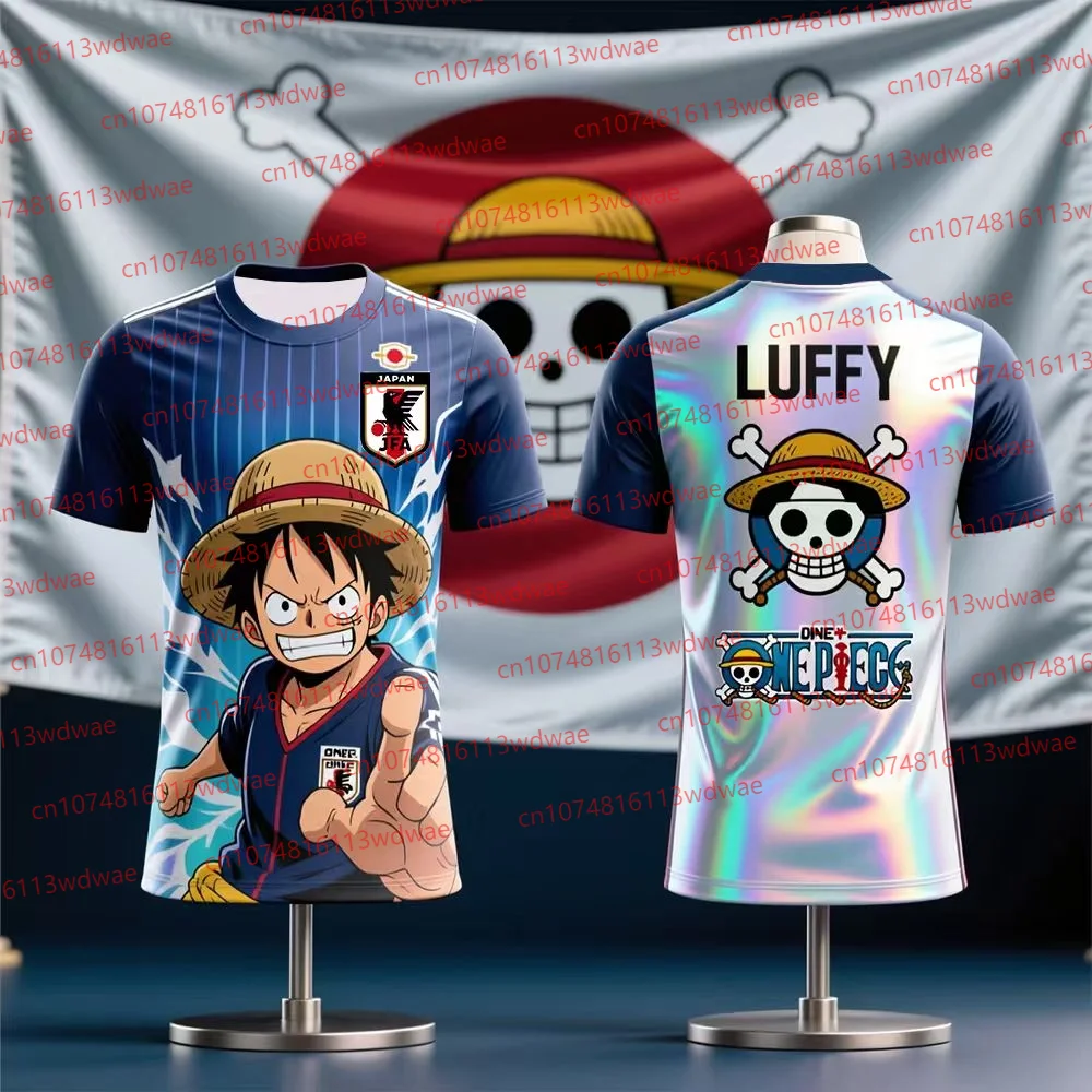 Japan Football Jersey 2026 New One Piece Anime Football Shirt Luffy Special Edition Football Jersey Kit Kid Jersey