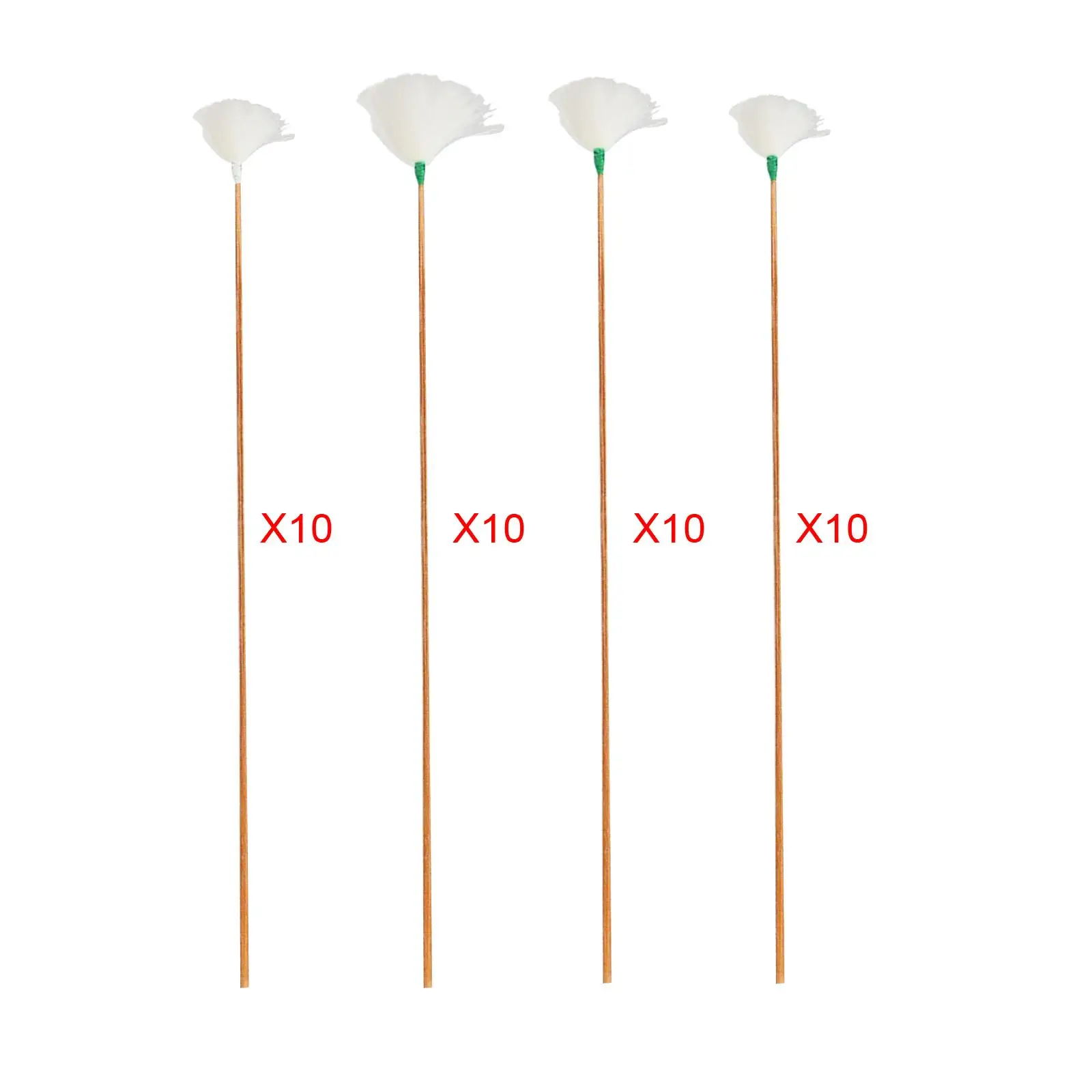 10 Pieces Goose Feather Earpicks for Adults Children Soft Ear Cleaner Stick Ear Pick Earwax Remover Earpicking Ear Cleaning Tool