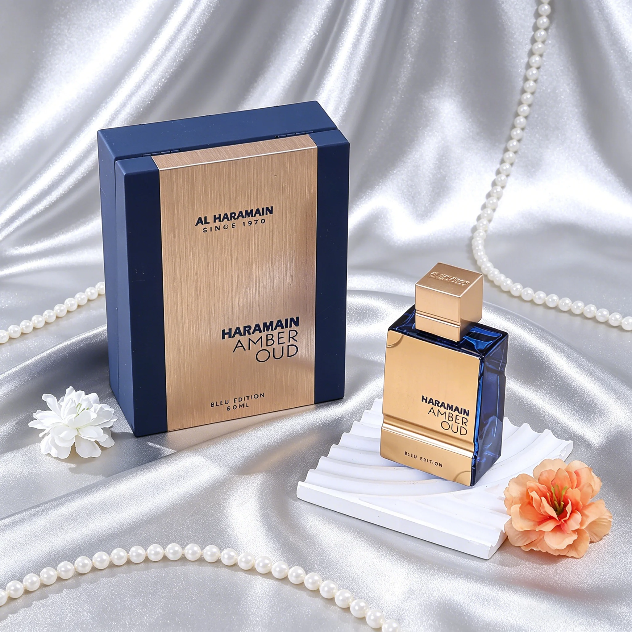 

AL HARAMAIN Amber Oud Blue Edition Unisex Long Lasting Eau De Parfum 60ml Arabian Perfume for Women And Men