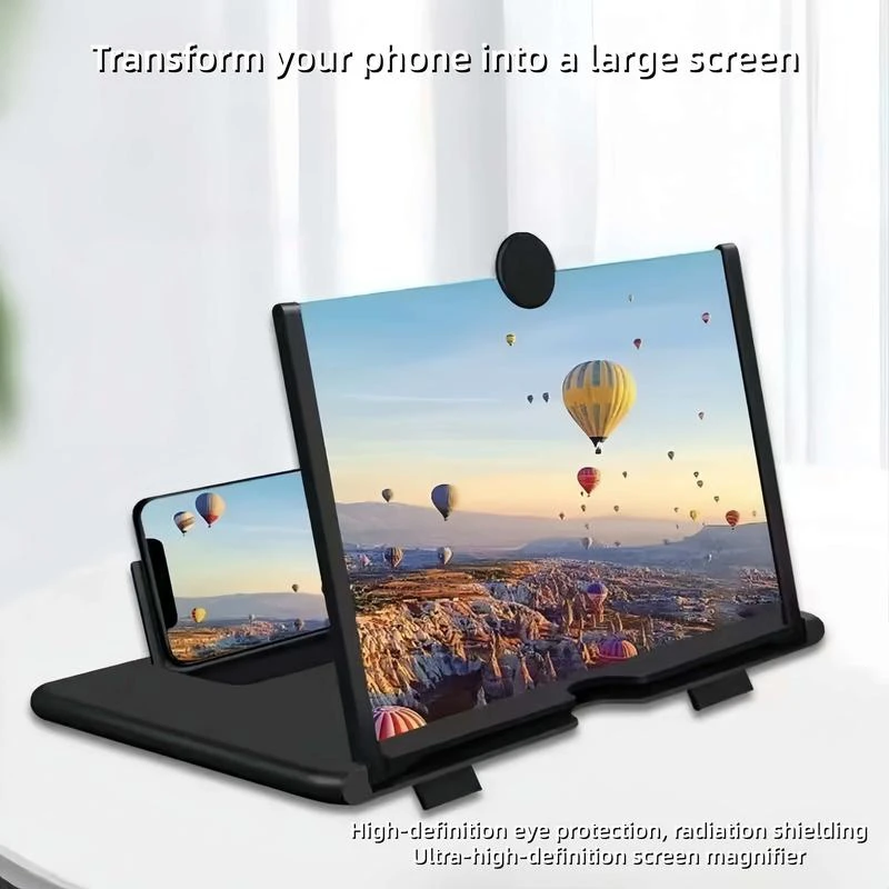 

12 Inch Mobile Phone Screen Amplifier HD Magnifying Glass with Anti Blue Light Eye Protection Multi Functional Device Enlarger