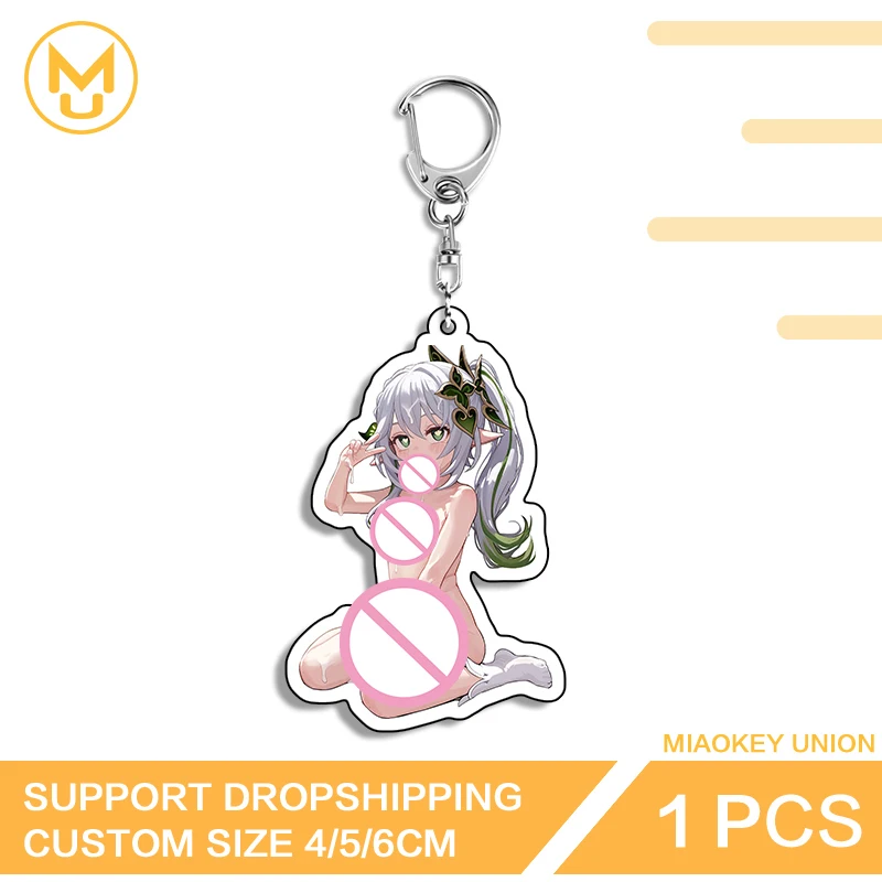 لولي ناهيدا الركوع الموقف قلادة سلسلة المفاتيح الساخن بيع Genshin تأثير الدعائم خفيفة الوزن على ظهره DIY بها بنفسك الديكور اللعب الهوايات