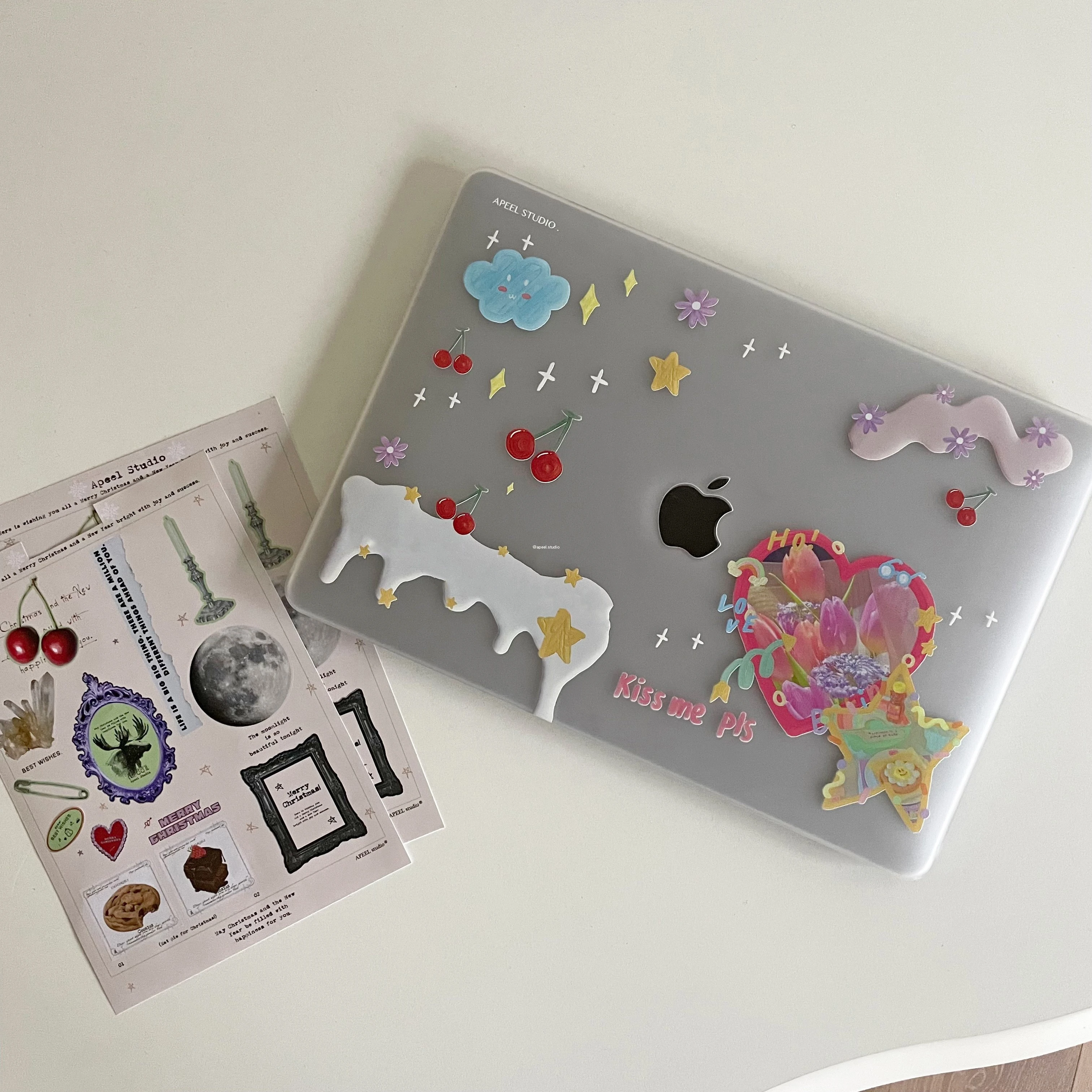 Colorful Pattern New Laptop Case For Macbook 13Neo A3404 Air 13.6 M4 M3 M2 A2681 A3113 A3240 Air13.3 A1932 15 Protective Cover