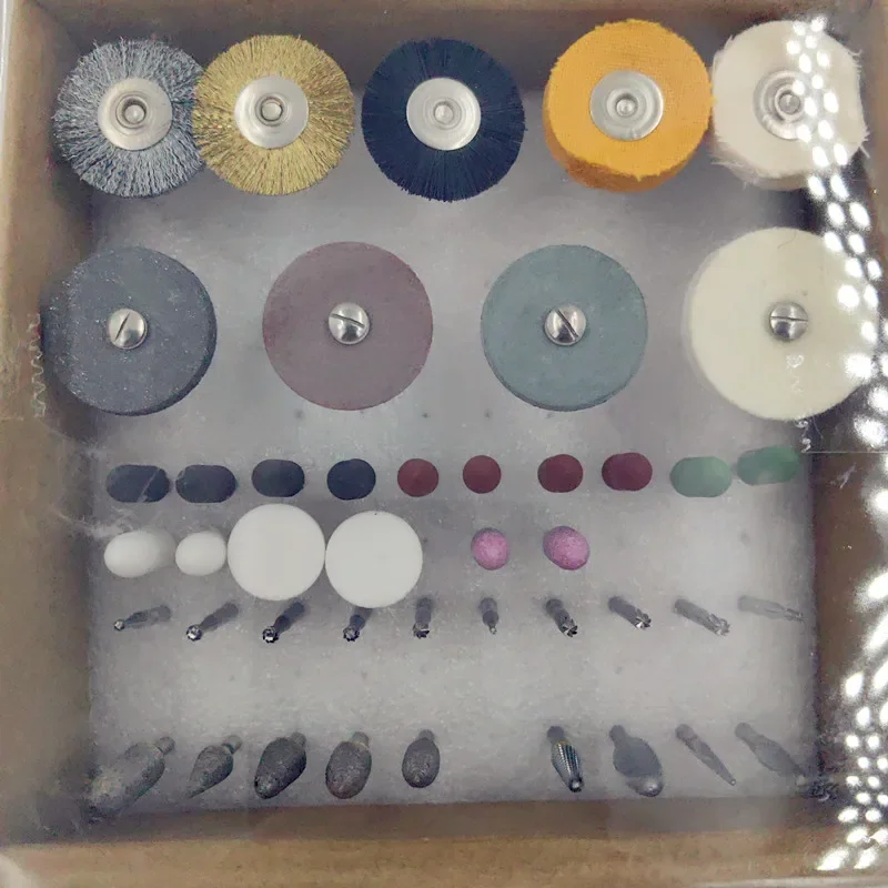 Lab Polishing Diamond Burs Kit Curing Composite Resin Flexible Sanding and Polishing Porcelain Tray Set
