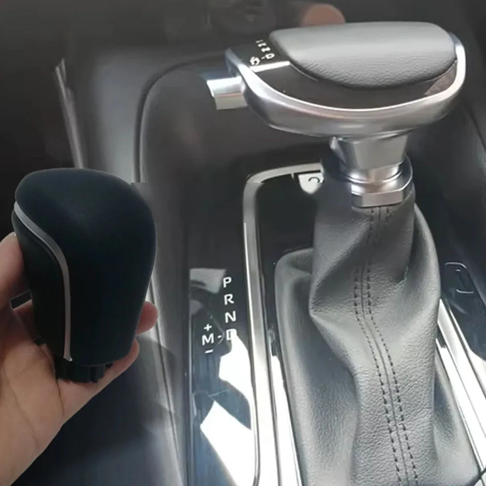 Easy Installation PU Leather Knob Vehicle Modification As Shown In The Figure ABS Alloy Construction Comfortable Grip