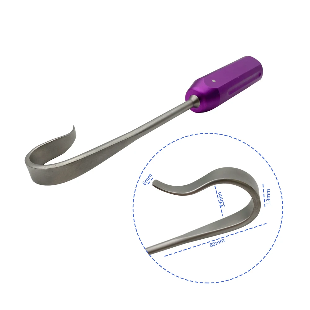 

Ретрактор суставов, крюк для вытягивания костей, инструмент для ортопедической хирургии из нержавеющей стали, автоклавируемый