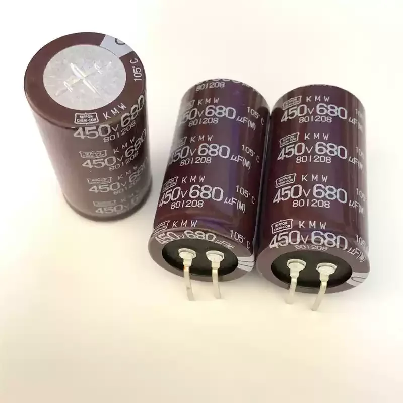 5pcs Nippon Black Diamond Rubycon Red 680UF 450V High Voltage Filter Electrolytic Capacitor from Japan