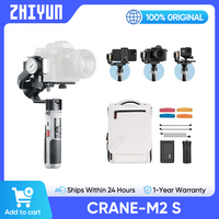 ZHIYUN CRANE M2S 3-Axis Mirrorless Cameras Gimbal Handheld Stabilizer for Sony Canon Action Compact Camera iPhone 14