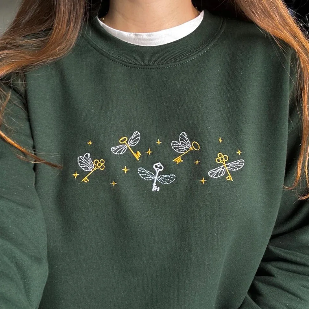 

Винтажный стиль, свободные толстовки с круглым вырезом и вышивкой, женские повседневные толстые флисовые пуловеры с длинными рукавами, модный джемпер