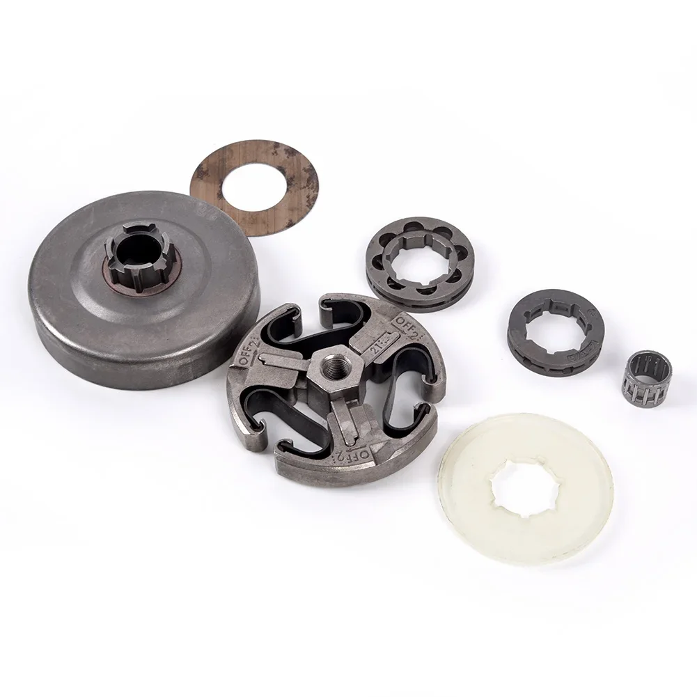 Chainsaw Clutch Drum Kit Dust Protection Shield Garden Gasket Outdoor Repair Replacement Set Spare Sprocket Rim Tool