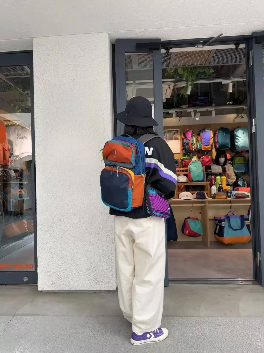 Robot Design Viaggio all'aperto Bapa 6L Casual Tempo libero Colore Blo Borsa a doppia spalla impermeabile per giovani Scimmia quadrata Nyl...