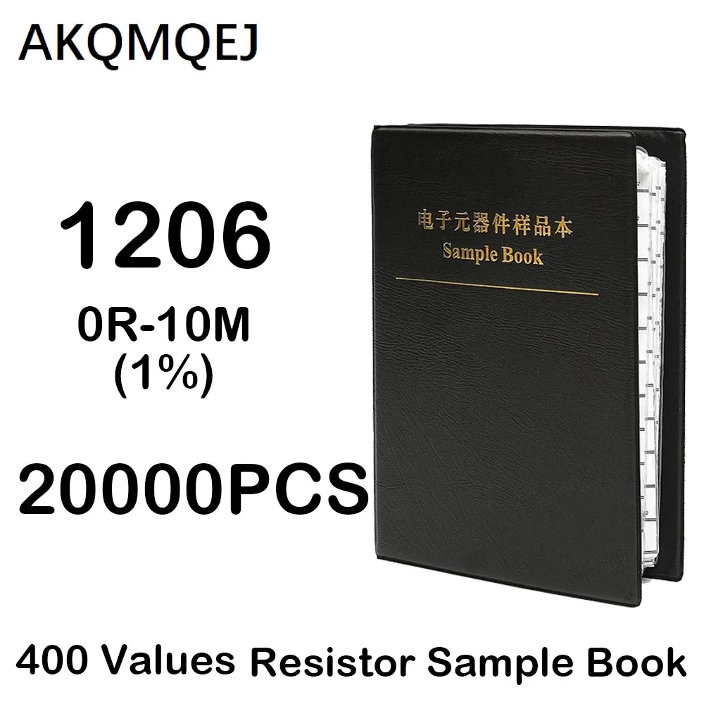 20000PCS 0R-10M 1% Resistor Sample Manual  1206 Chip Resistor Group Classification Group 400 Values