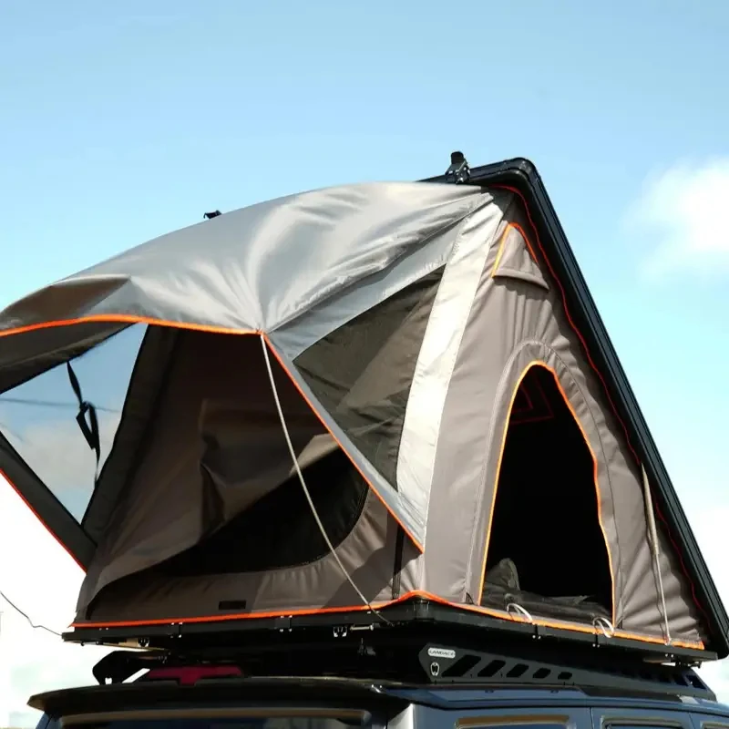 Factory Price New Design Ultra-Thin Light Weight Rooftop Camping Aluminum Roof Top Tent For Car